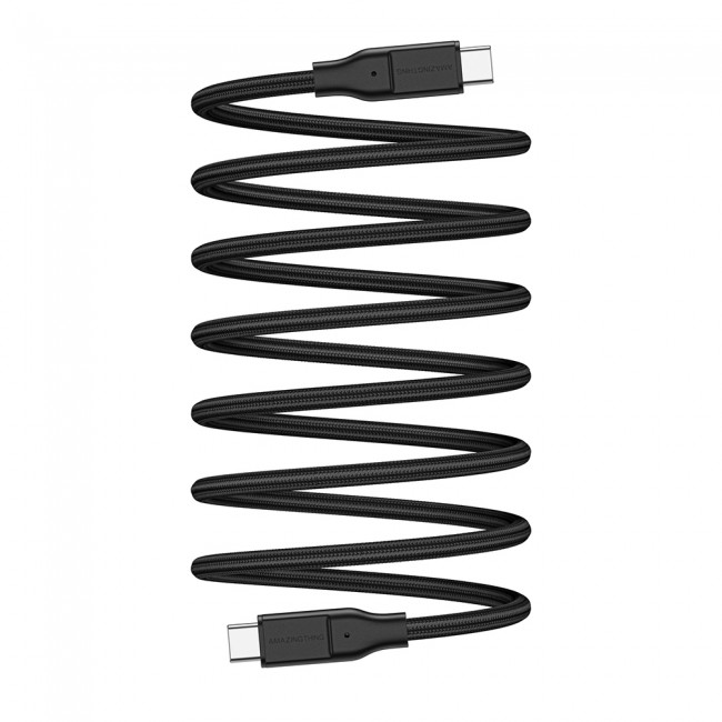 Amazingthing Magcord Serisi Magnetik Örgülü Tasarımlı Type-C to Type-C PD Data ve Şarj Kablosu 60W 1.2M Amazingthing Magcord Serisi Magnetik Örgülü Tasarımlı Type-C to Type-C PD Data ve Şarj Kablosu 60W 1.2M