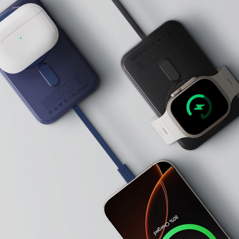 Bal-z Amazingthing Thunder Go Akıllı Saat Kablosuz Şarj Özellikli PD 22.5W Standlı Wireless Powerbank 15W 10000mAh