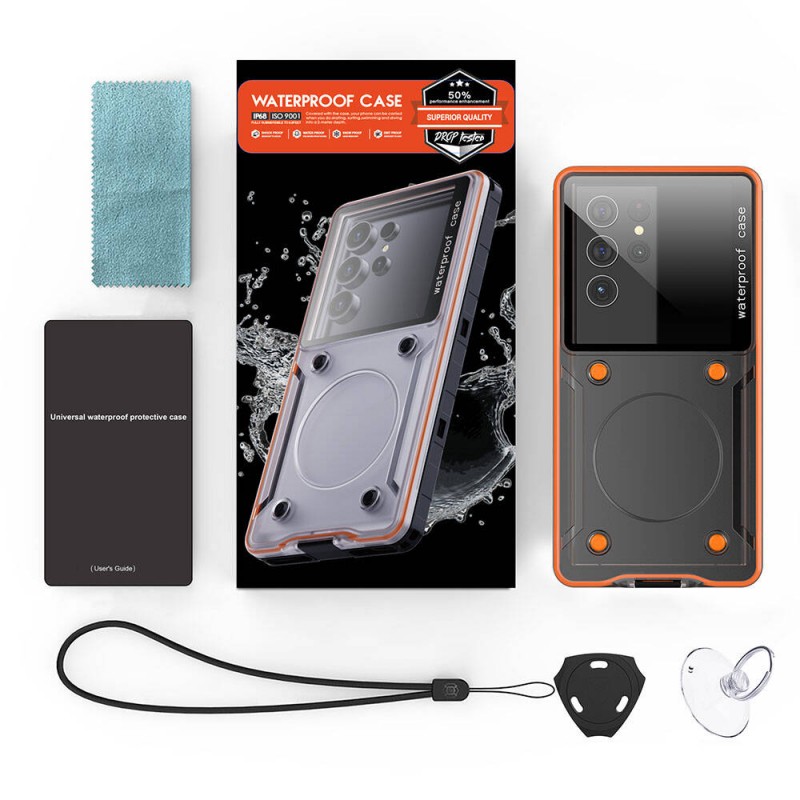 Bal-z Anti-Knock Airbag Tasarımlı Universal 6.9"inç Su Geçirmez Zore Voter Kapak