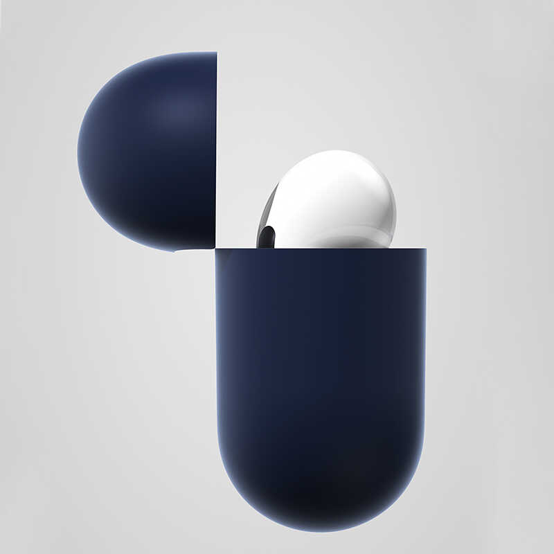 Bal-z Apple Airpods 3 Kılıf Benks Liquid Silikon PC Kapak