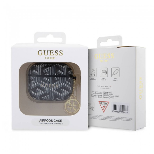 Apple Airpods 3. Nesil Kılıf Guess Orjinal Lisanslı G Cube Desenli 4G Süs Zincirli Kapak Apple Airpods 3. Nesil Kılıf Guess Orjinal Lisanslı G Cube Desenli 4G Süs Zincirli Kapak
