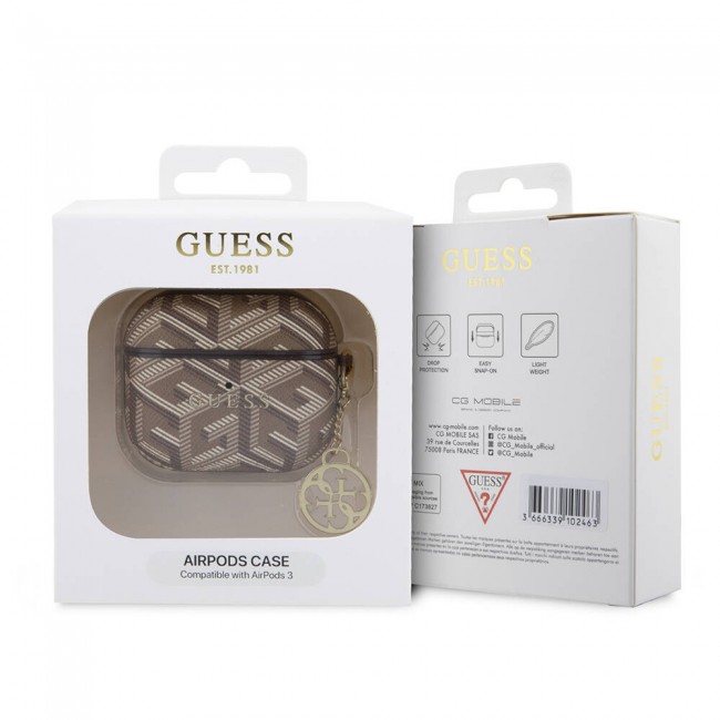 Apple Airpods 3. Nesil Kılıf Guess Orjinal Lisanslı G Cube Desenli 4G Süs Zincirli Kapak Apple Airpods 3. Nesil Kılıf Guess Orjinal Lisanslı G Cube Desenli 4G Süs Zincirli Kapak