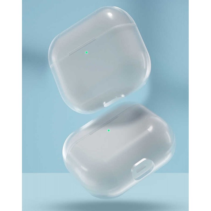 Apple Airpods 3. Nesil Kılıf Şeffaf Sert Kristal Zore Airbag 14 Kılıf