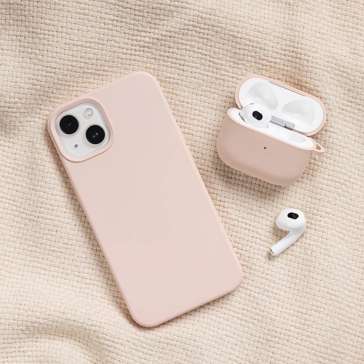 Apple Airpods 3. Nesil Kılıf Yumuşak Dokunuşlu Likit Silikon Tasarımlı Lisanslı Switcheasy Skin Kapak