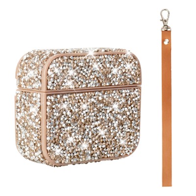 Bal-z Apple Airpods 3. Nesil  Airbag 45 Bilek Askı Aparatlı Simli Şeffaf Kılıf