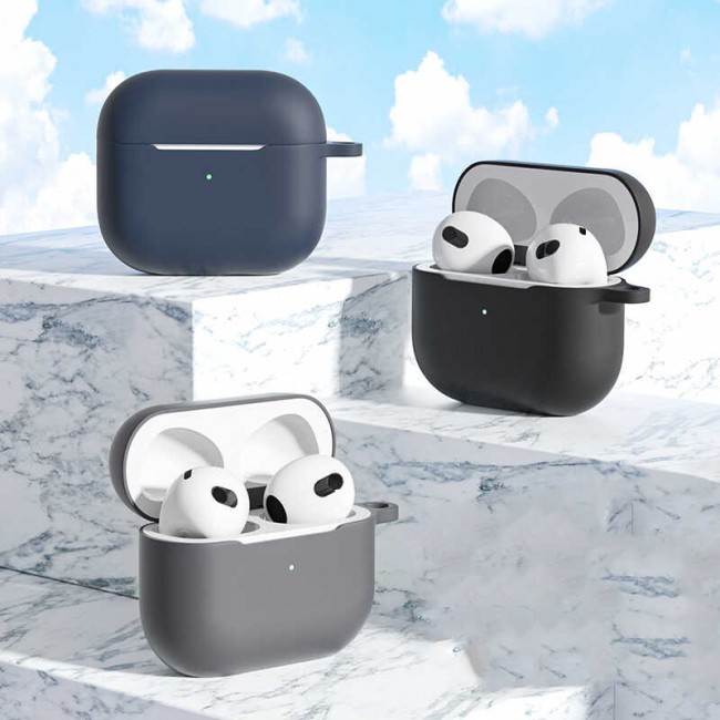 Apple Airpods 3. Nesil Zore Standart Silikon Kılıf Apple Airpods 3. Nesil Zore Standart Silikon Kılıf