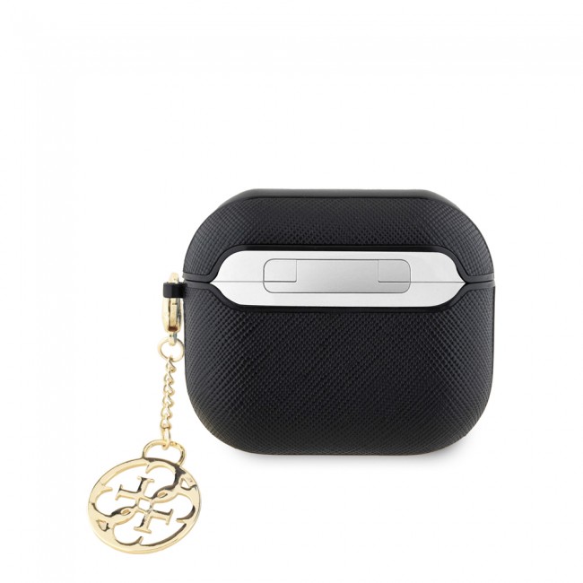 Apple Airpods 3.Nesil Kılıf Guess Orjinal Lisanslı Dokulu 4G Yuvarlak Charm Saffiano Kılıf Apple Airpods 3.Nesil Kılıf Guess Orjinal Lisanslı Dokulu 4G Yuvarlak Charm Saffiano Kılıf