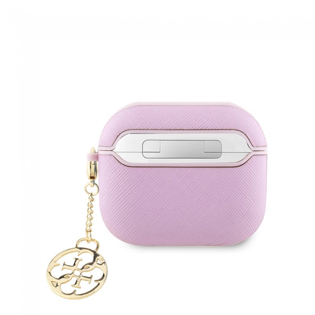 Apple Airpods 3.Nesil Kılıf Guess Orjinal Lisanslı Dokulu 4G Yuvarlak Charm Saffiano Kılıf Apple Airpods 3.Nesil Kılıf Guess Orjinal Lisanslı Dokulu 4G Yuvarlak Charm Saffiano Kılıf