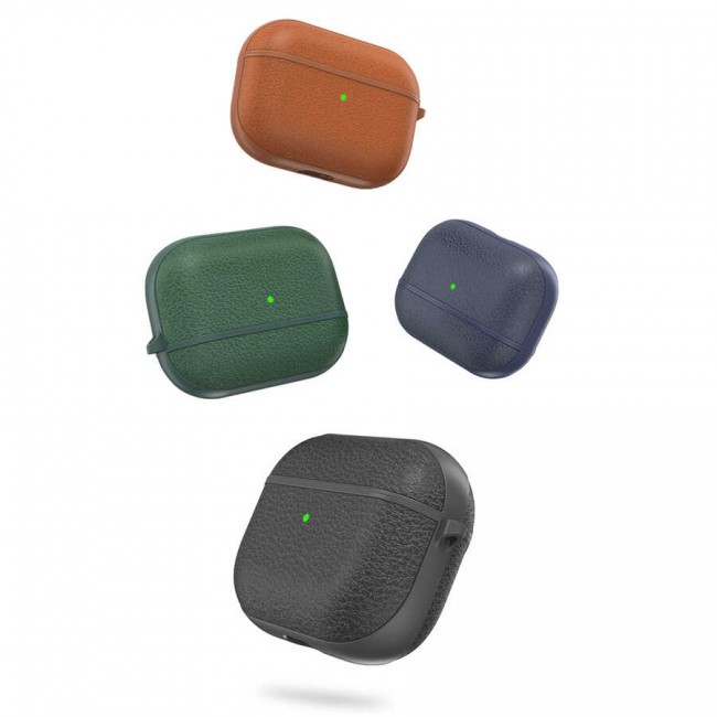 Apple Airpods 3.Nesil Kılıf Wiwu Calfskin Kılıf Apple Airpods 3.Nesil Kılıf Wiwu Calfskin Kılıf