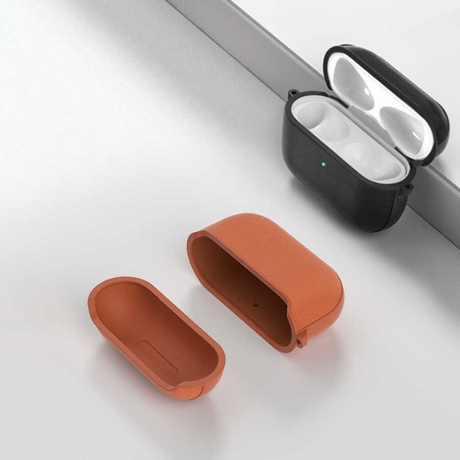 Apple Airpods 3.Nesil Kılıf Wiwu Calfskin Kılıf Apple Airpods 3.Nesil Kılıf Wiwu Calfskin Kılıf