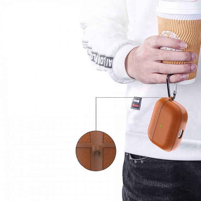 Apple Airpods 3.Nesil Kılıf Wiwu Calfskin Kılıf Apple Airpods 3.Nesil Kılıf Wiwu Calfskin Kılıf