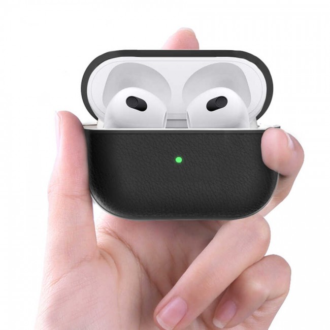 Apple Airpods 3.Nesil Kılıf Wiwu Calfskin Kılıf Apple Airpods 3.Nesil Kılıf Wiwu Calfskin Kılıf