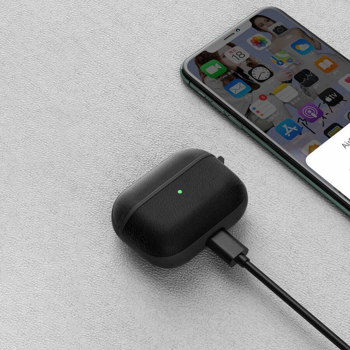 Apple Airpods 3.Nesil Kılıf Wiwu Calfskin Kılıf