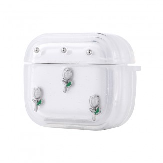 Apple Airpods 4 Zore Airbag 44 Airbag Tasarımlı Simli Şeffaf Kutup Kılıf Apple Airpods 4 Zore Airbag 44 Airbag Tasarımlı Simli Şeffaf Kutup Kılıf