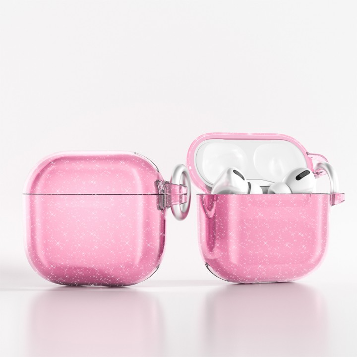 Apple Airpods 4 Zore Allstar Airbag 32 Parlayan Simli Saydam Renkli Kılıf