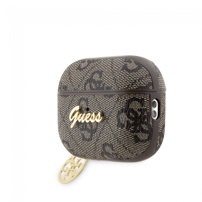 Apple Airpods Pro 2 Kılıf Guess Orjinal Lisanslı 4G Desenli Metal Script Logolu 4G Charm PU Deri Kapak Apple Airpods Pro 2 Kılıf Guess Orjinal Lisanslı 4G Desenli Metal Script Logolu 4G Charm PU Deri Kapak