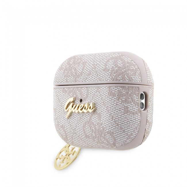 Apple Airpods Pro 2 Kılıf Guess Orjinal Lisanslı 4G Desenli Metal Script Logolu 4G Charm PU Deri Kapak Apple Airpods Pro 2 Kılıf Guess Orjinal Lisanslı 4G Desenli Metal Script Logolu 4G Charm PU Deri Kapak
