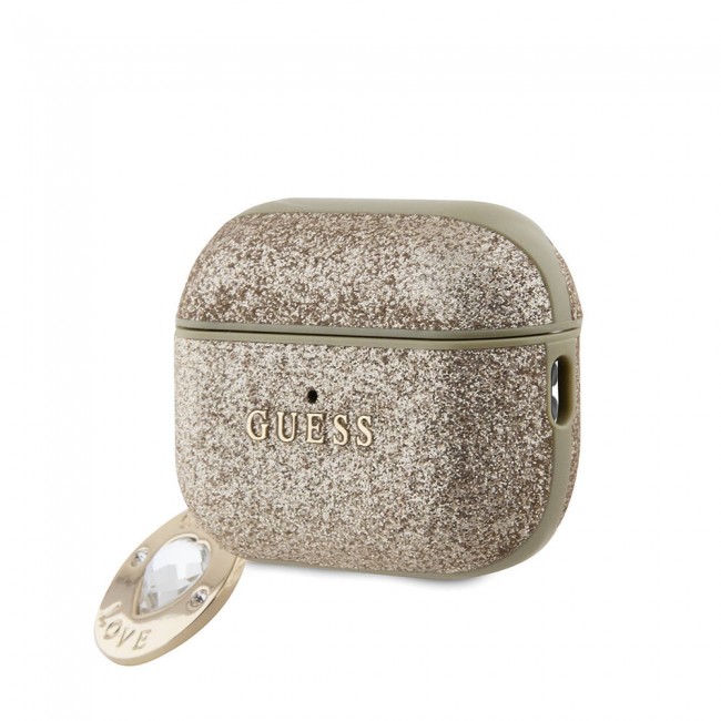 Apple Airpods Pro 2 Kılıf Guess Orjinal Lisanslı Glitter Elmas Kalp Süs Zincirli Kapak Apple Airpods Pro 2 Kılıf Guess Orjinal Lisanslı Glitter Elmas Kalp Süs Zincirli Kapak