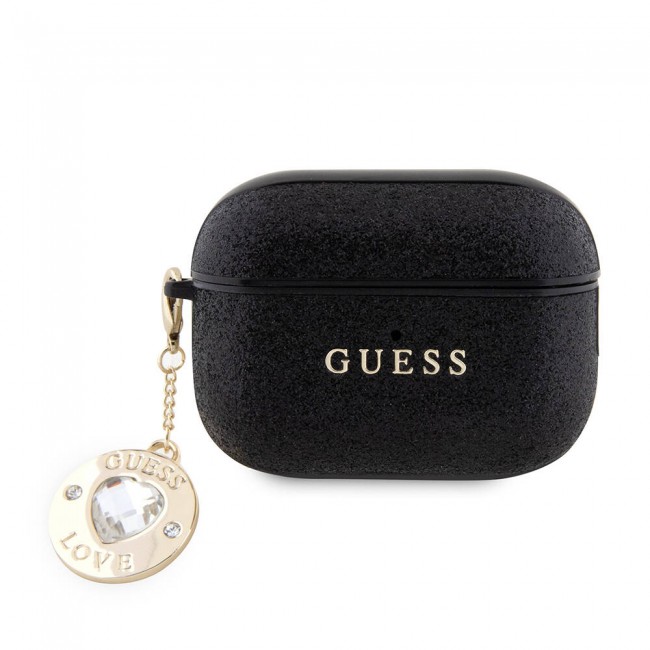 Apple Airpods Pro 2 Kılıf Guess Orjinal Lisanslı Glitter Elmas Kalp Süs Zincirli Kapak Apple Airpods Pro 2 Kılıf Guess Orjinal Lisanslı Glitter Elmas Kalp Süs Zincirli Kapak