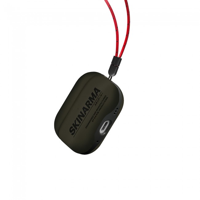Apple Airpods Pro 2 Kılıf SkinArma PU Deri Tasarım Spunk Kılıf Apple Airpods Pro 2 Kılıf SkinArma PU Deri Tasarım Spunk Kılıf