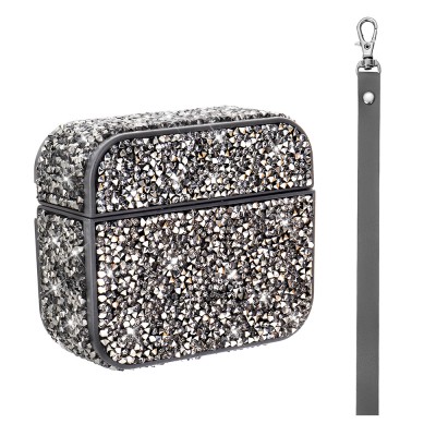 Bal-z Apple Airpods Pro 2  Airbag 45 Bilek Askı Aparatlı Simli Şeffaf Kılıf