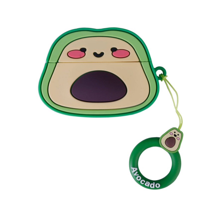 Bal-z Apple Airpods Pro 2  TPU Kabartma Figürlü İpli Airbag 37 Silikon Kılıf