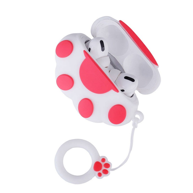 Bal-z Apple Airpods Pro 2  TPU Kabartma Figürlü İpli Airbag 37 Silikon Kılıf