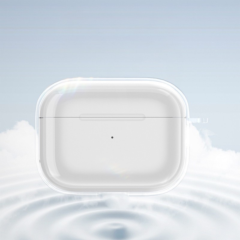 Bal-z Apple Airpods Pro 3 Kılıf Şeffaf Kristal Silikon  Airbag 14 Kılıf