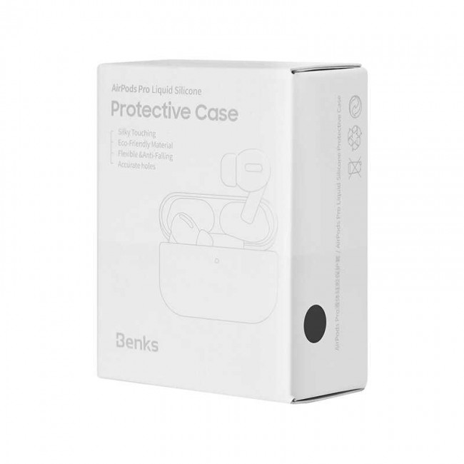 Apple Airpods Pro Kılıf Benks Liquid Silikon Apple Airpods Pro Kılıf Benks Liquid Silikon