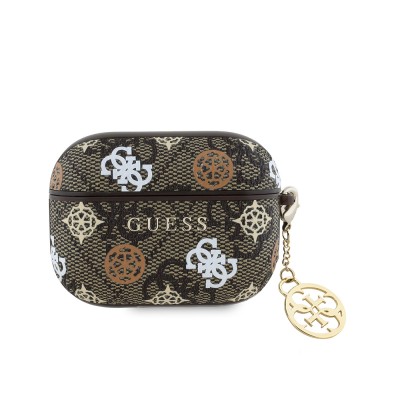 Bal-z Apple Airpods Pro Kılıf Guess Orjinal Lisanslı 4G Desenli Yazı Logolu Peony Kapak