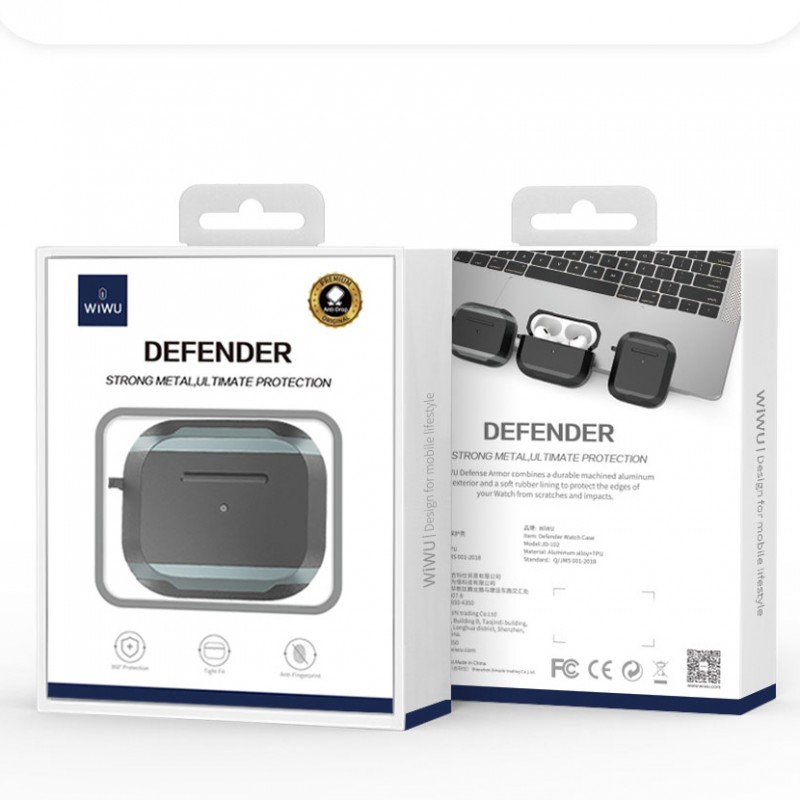 Bal-z Apple Airpods Pro Kılıf Wiwu JD-102 Defender Anti Shock Koruyucu Kılıf
