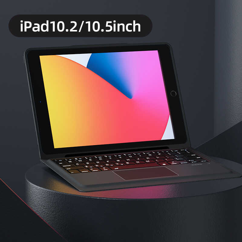 Bal-z Apple iPad 10.2 2021 (9.Nesil) Benks Multifunctional Kablosuz Klavyeli Kılıf
