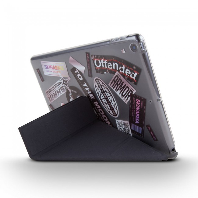 Apple iPad 10.2 2021 (9.Nesil) Kılıf SkinArma Sticker Tasarımlı Arkası Şeffaf Standlı Mageru Kılıf Apple iPad 10.2 2021 (9.Nesil) Kılıf SkinArma Sticker Tasarımlı Arkası Şeffaf Standlı Mageru Kılıf