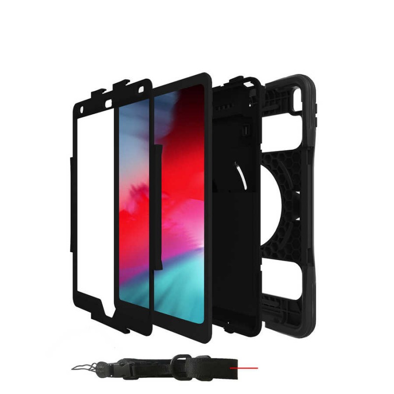 Bal-z Apple iPad 10.2 2021 (9.Nesil)  Yeni Nesil Kalem Bölmeli Defender Tablet Silikon