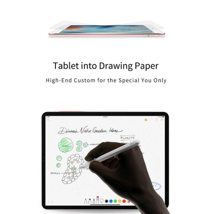 Apple iPad 10.2 (8.Nesil) ​Kağıt Hisli Wiwu iPaper Like Tablet Ekran Koruyucu