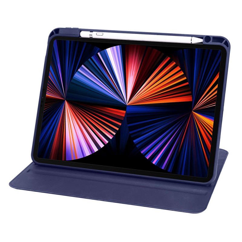 Bal-z Apple iPad 10.2 (8.Nesil) Kılıf  Termik Kalem Bölmeli Dönebilen Standlı Kılıf