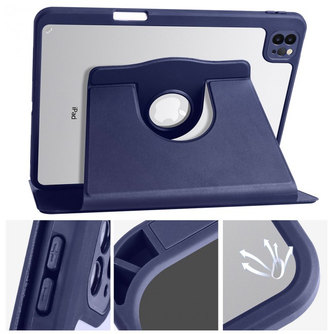 Apple iPad 10.2 (8.Nesil) Kılıf Zore Termik Kalem Bölmeli Dönebilen Standlı Kılıf Apple iPad 10.2 (8.Nesil) Kılıf Zore Termik Kalem Bölmeli Dönebilen Standlı Kılıf