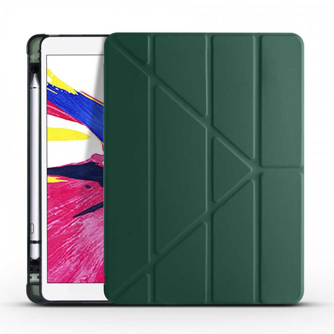Apple iPad 10.2 (8.Nesil) Kılıf Zore Tri Folding Kalem Bölmeli Standlı Kılıf Apple iPad 10.2 (8.Nesil) Kılıf Zore Tri Folding Kalem Bölmeli Standlı Kılıf