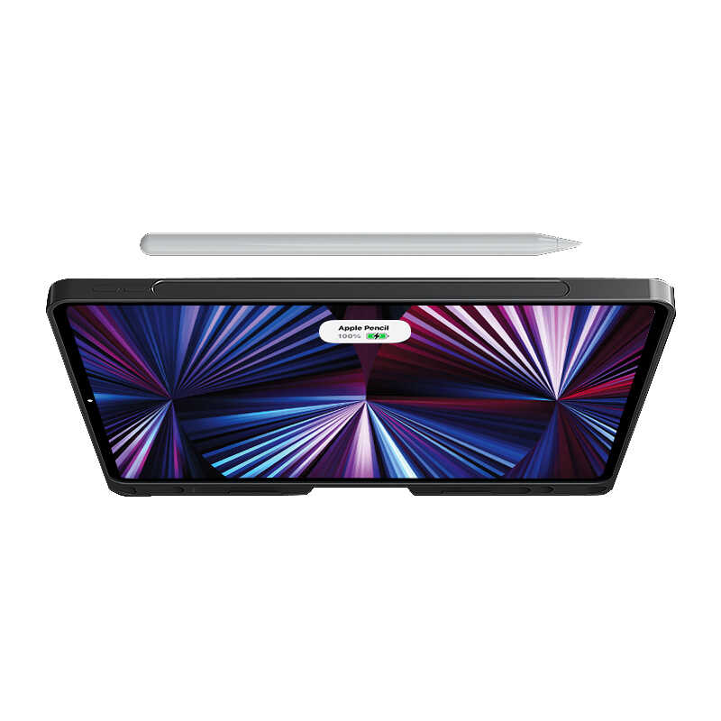 Bal-z Apple iPad 10.2 (8.Nesil) Wiwu Mag Touch Klavyeli Standlı Kılıf