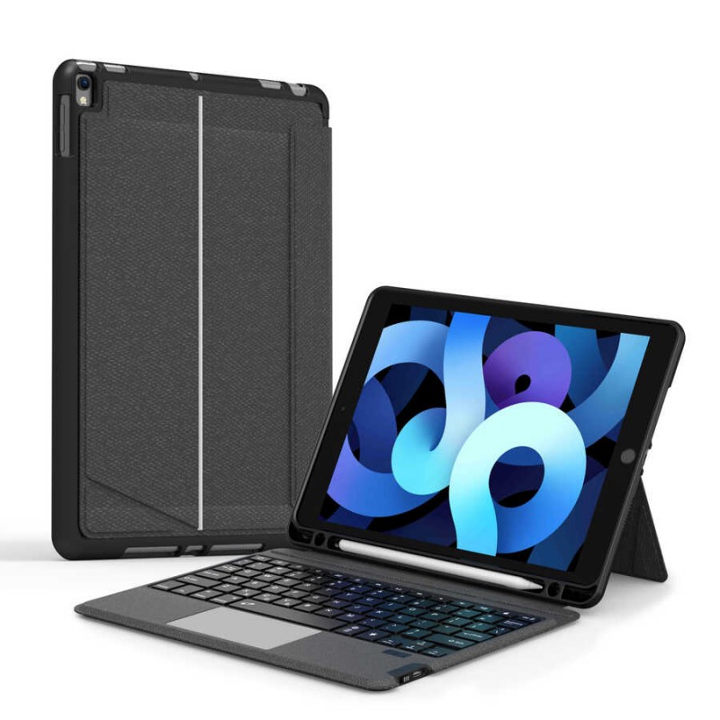 Bal-z Apple iPad 10.2 (8.Nesil) Wiwu Mag Touch Klavyeli Standlı Kılıf