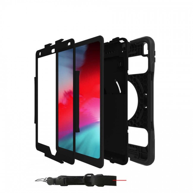 Apple iPad 10.2 (8.Nesil) Zore Yeni Nesil Kalem Bölmeli Defender Tablet Silikon Apple iPad 10.2 (8.Nesil) Zore Yeni Nesil Kalem Bölmeli Defender Tablet Silikon