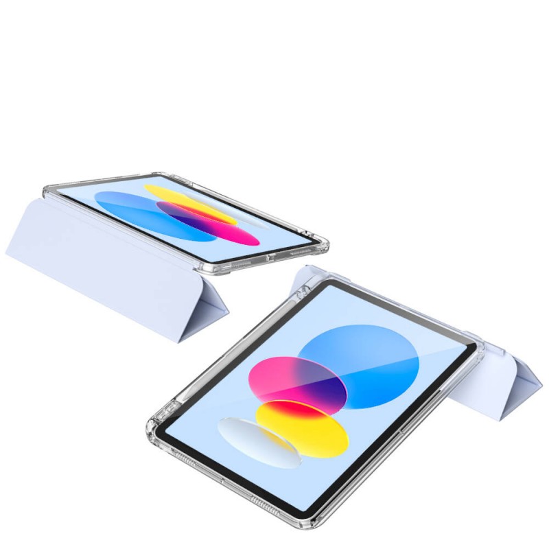 Bal-z ​Apple iPad 10.9 2022 (10.Nesil) Kılıf Magnetik Ayrılabilen Airbagli Zore Sliding Tablet Kılıfı