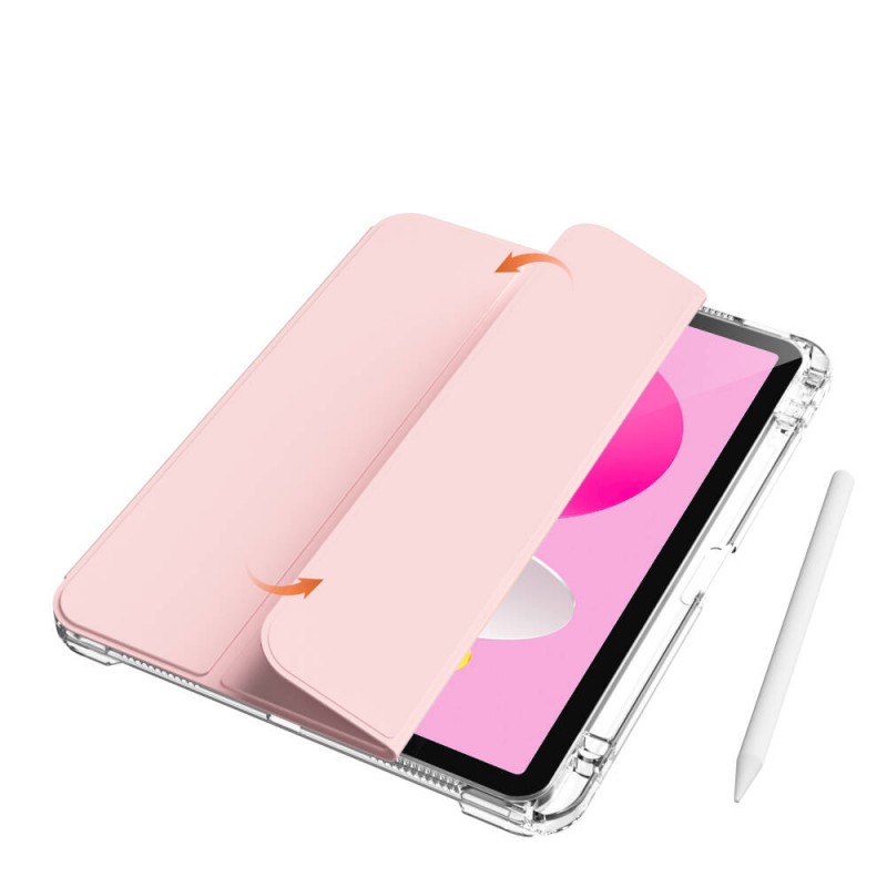 Bal-z ​Apple iPad 10.9 2022 (10.Nesil) Kılıf Magnetik Ayrılabilen Airbagli Zore Sliding Tablet Kılıfı