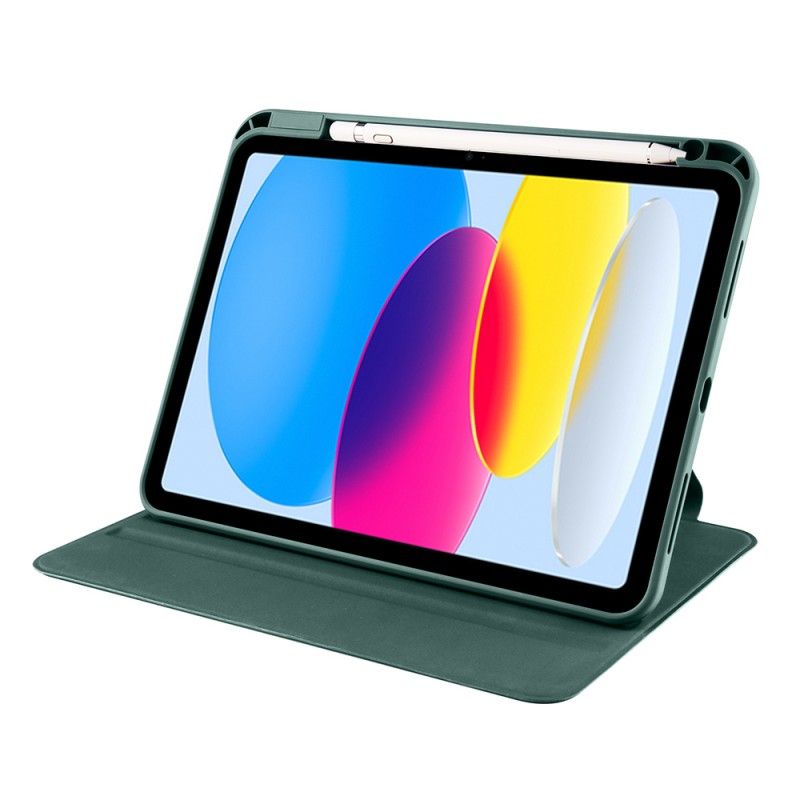 Bal-z Apple iPad 10.9 2022 (10.Nesil) Kılıf  Termik Kalem Bölmeli Dönebilen Standlı Kılıf