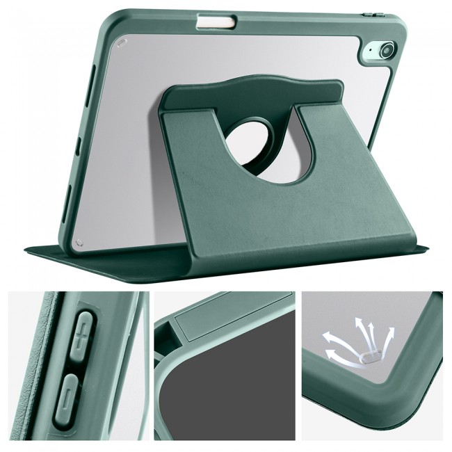 Apple iPad 10.9 2022 (10.Nesil) Kılıf Zore Termik Kalem Bölmeli Dönebilen Standlı Kılıf Apple iPad 10.9 2022 (10.Nesil) Kılıf Zore Termik Kalem Bölmeli Dönebilen Standlı Kılıf