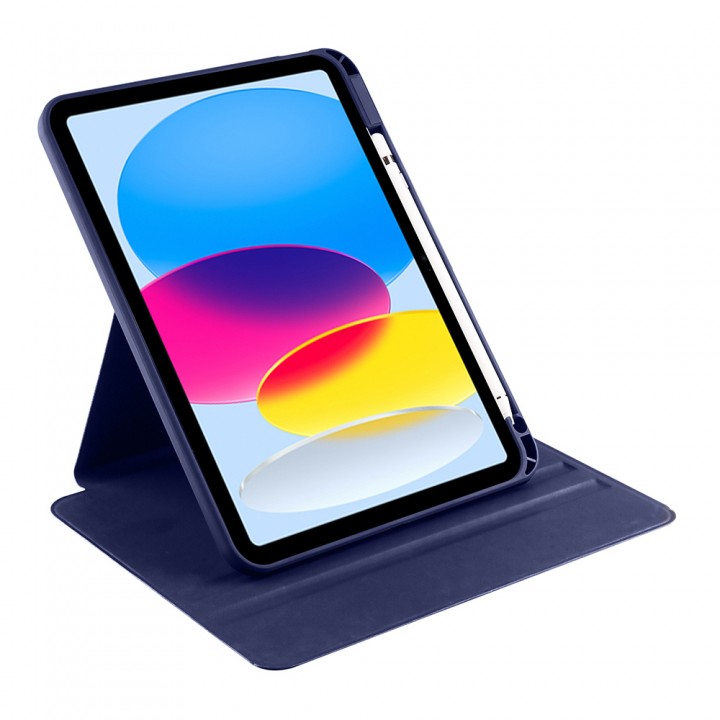 Apple iPad 10.9 2022 (10.Nesil) Kılıf Zore Termik Kalem Bölmeli Dönebilen Standlı Kılıf