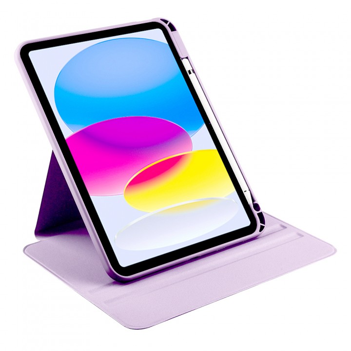 Apple iPad 10.9 2022 (10.Nesil) Kılıf Zore Termik Kalem Bölmeli Dönebilen Standlı Kılıf