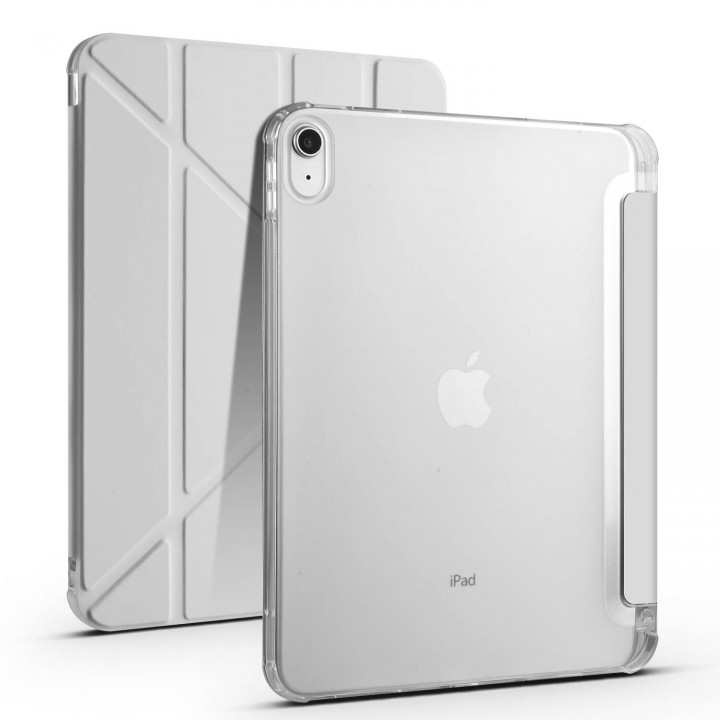 Apple iPad 10.9 2022 (10.Nesil) Kılıf Zore Tri Folding Kalem Bölmeli Standlı Kılıf