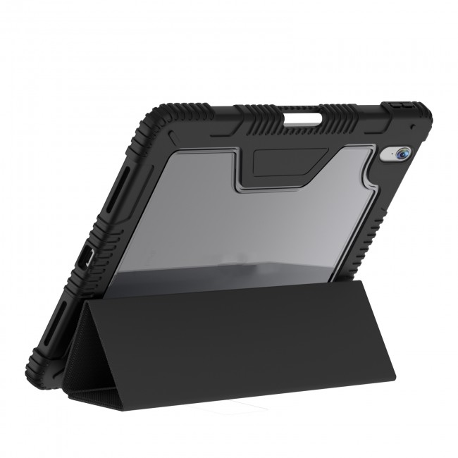 Apple iPad 11.Nesil 2025 Raptic Armor Serisi Airbagli Katlanabilir Standlı Smart Cover Kılıf