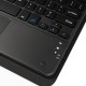 Apple iPad 11.Nesil 2025 Zore Border Keyboard Bluetooh Bağlantılı Standlı Klavyeli Tablet Kılıfı